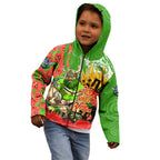 Personalised Mascot Raiders ANZAC Kid Hoodie Lest We Forget