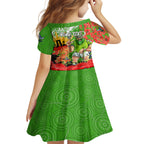 Personalised Mascot Raiders ANZAC Kid Short Sleeve Dress Lest We Forget