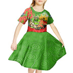 Personalised Mascot Raiders ANZAC Kid Short Sleeve Dress Lest We Forget
