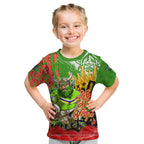 Personalised Mascot Raiders ANZAC Kid T Shirt Lest We Forget