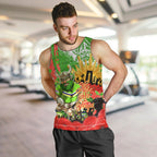 Personalised Mascot Raiders ANZAC Men Tank Top Lest We Forget