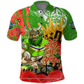 Personalised Mascot Raiders ANZAC Polo Shirt Lest We Forget