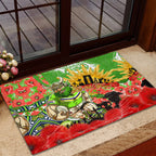 Personalised Mascot Raiders ANZAC Rubber Doormat Lest We Forget