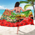Personalised Mascot Raiders ANZAC Sarong Lest We Forget