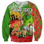 Personalised Mascot Raiders ANZAC Sweatshirt Lest We Forget