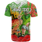 Personalised Mascot Raiders ANZAC T Shirt Lest We Forget