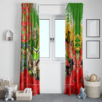 Personalised Mascot Raiders ANZAC Window Curtain Lest We Forget