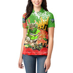 Personalised Mascot Raiders ANZAC Women Polo Shirt Lest We Forget