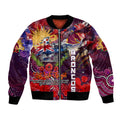 Personalised Australia Rugby Broncos ANZAC Bomber Jacket Brisbane Scratch Style