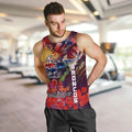 Personalised Australia Rugby Broncos ANZAC Men Tank Top Brisbane Scratch Style