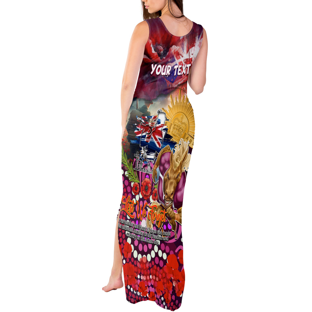 Personalised Australia Rugby Broncos ANZAC Tank Maxi Dress Brisbane Scratch Style