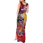 Personalised Australia Rugby Broncos ANZAC Tank Maxi Dress Brisbane Scratch Style