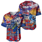 Personalised Australia Rugby Bulldogs ANZAC Baseball Jersey Canterbury-Bankstown Scratch Style