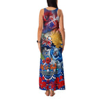 Personalised Australia Rugby Bulldogs ANZAC Family Matching Tank Maxi Dress and Hawaiian Shirt Canterbury-Bankstown Scratch Style