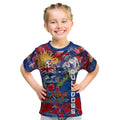 Personalised Australia Rugby Bulldogs ANZAC Kid T Shirt Canterbury-Bankstown Scratch Style