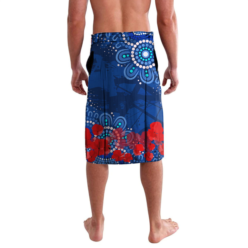 Personalised Australia Rugby Bulldogs ANZAC Lavalava Canterbury-Bankstown Scratch Style