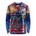 Personalised Australia Rugby Bulldogs ANZAC Long Sleeve Shirt Canterbury-Bankstown Scratch Style