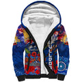 Personalised Australia Rugby Bulldogs ANZAC Sherpa Hoodie Canterbury-Bankstown Scratch Style