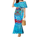Personalised Australia Rugby Sharks ANZAC Mermaid Dress Cronulla-Sutherland Scratch Style