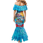 Personalised Australia Rugby Sharks ANZAC Mermaid Dress Cronulla-Sutherland Scratch Style