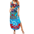 Personalised Australia Rugby Sharks ANZAC Summer Maxi Dress Cronulla-Sutherland Scratch Style