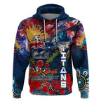 Personalised Australia Rugby Titans ANZAC Hoodie Gold Coast Scratch Style