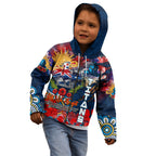 Personalised Australia Rugby Titans ANZAC Kid Hoodie Gold Coast Scratch Style