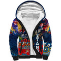 Personalised Australia Rugby Titans ANZAC Sherpa Hoodie Gold Coast Scratch Style
