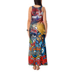 Personalised Australia Rugby Titans ANZAC Tank Maxi Dress Gold Coast Scratch Style