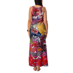 Personalised Australia Rugby Sea Eagles ANZAC Family Matching Tank Maxi Dress and Hawaiian Shirt Manly-Warringah Scratch Style