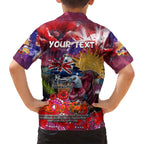 Personalised Australia Rugby Sea Eagles ANZAC Hawaiian Shirt Manly-Warringah Scratch Style