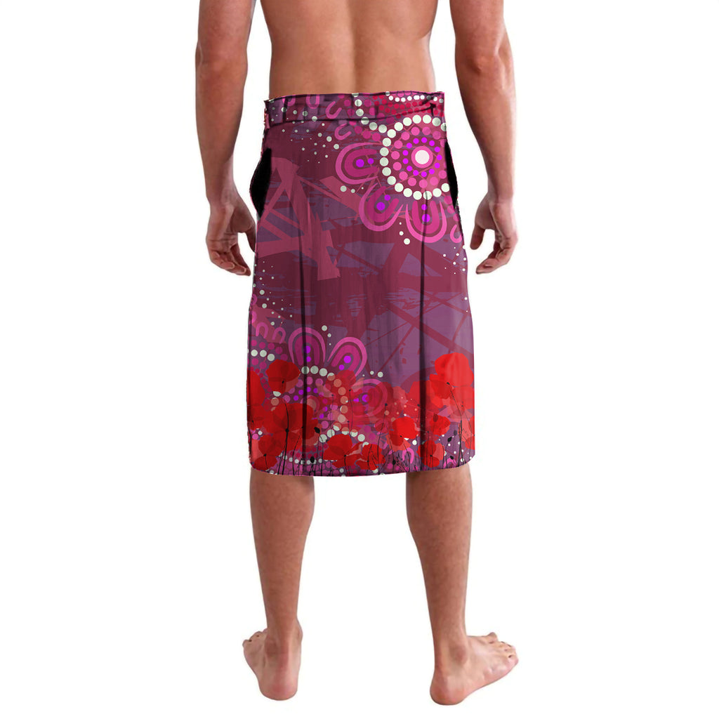 Personalised Australia Rugby Sea Eagles ANZAC Lavalava Manly-Warringah Scratch Style