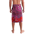 Personalised Australia Rugby Sea Eagles ANZAC Lavalava Manly-Warringah Scratch Style