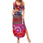 Personalised Australia Rugby Sea Eagles ANZAC Summer Maxi Dress Manly-Warringah Scratch Style