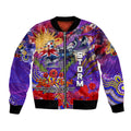 Personalised Australia Rugby Storm ANZAC Bomber Jacket Melbourne Scratch Style