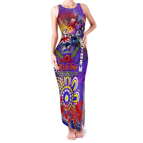 Personalised Australia Rugby Storm ANZAC Family Matching Tank Maxi Dress and Hawaiian Shirt Melbourne Scratch Style
