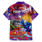 Personalised Australia Rugby Storm ANZAC Hawaiian Shirt Melbourne Scratch Style
