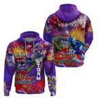 Personalised Australia Rugby Storm ANZAC Hoodie Melbourne Scratch Style