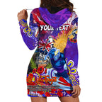 Personalised Australia Rugby Storm ANZAC Hoodie Dress Melbourne Scratch Style