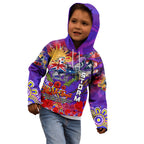 Personalised Australia Rugby Storm ANZAC Kid Hoodie Melbourne Scratch Style