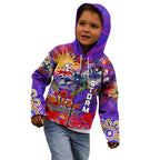 Personalised Australia Rugby Storm ANZAC Kid Hoodie Melbourne Scratch Style
