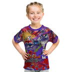 Personalised Australia Rugby Storm ANZAC Kid T Shirt Melbourne Scratch Style