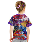 Personalised Australia Rugby Storm ANZAC Kid T Shirt Melbourne Scratch Style