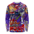 Personalised Australia Rugby Storm ANZAC Long Sleeve Shirt Melbourne Scratch Style