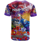 Personalised Australia Rugby Storm ANZAC T Shirt Melbourne Scratch Style