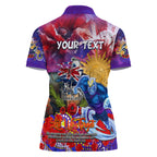 Personalised Australia Rugby Storm ANZAC Women Polo Shirt Melbourne Scratch Style