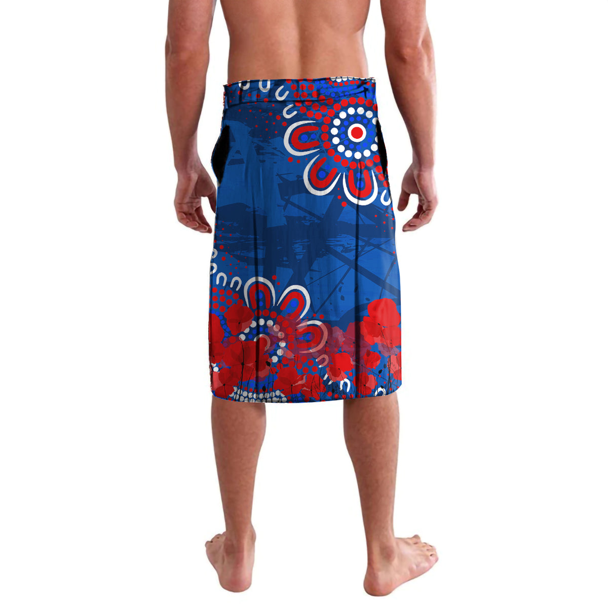 Personalised Australia Rugby Knights ANZAC Lavalava Newcastle Scratch Style