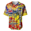 Personalised Australia Rugby Cowboys ANZAC Baseball Jersey North Queensland Scratch Style