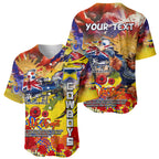 Personalised Australia Rugby Cowboys ANZAC Baseball Jersey North Queensland Scratch Style