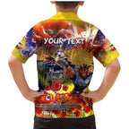 Personalised Australia Rugby Cowboys ANZAC Family Matching Mermaid Dress and Hawaiian Shirt North Queensland Scratch Style